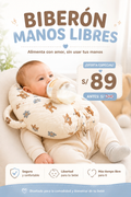 BIBERON MANOS LIBRE