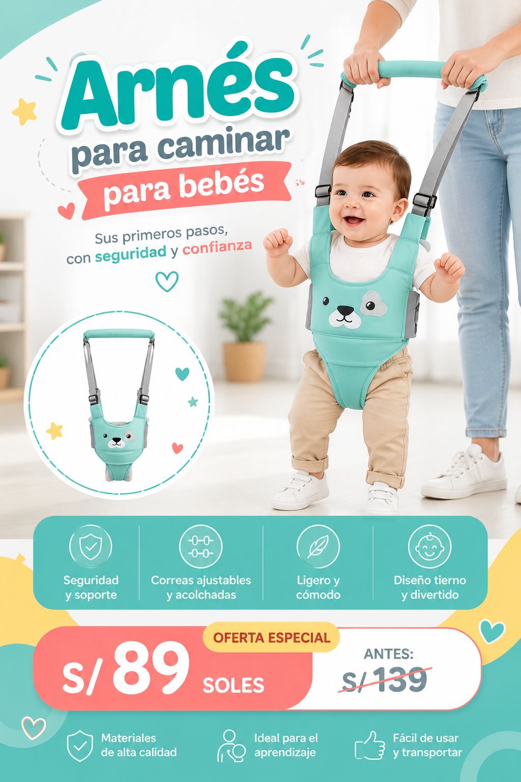 ARNES PARA CAMINAR PARA BEBE